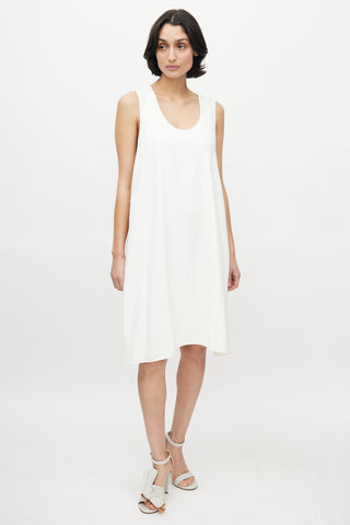 Chloé White & Yellow Crystal Dress