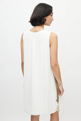 Chloé White & Yellow Crystal Dress