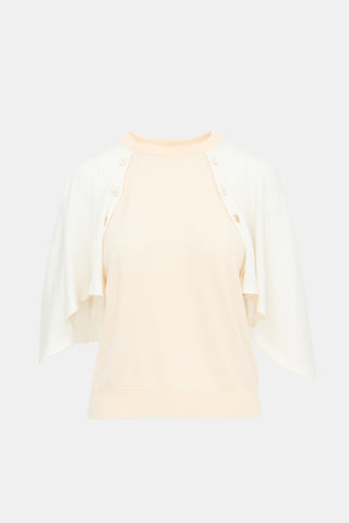 Chloé Wool Panelled Top