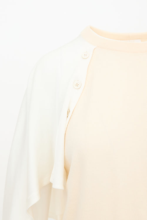 Chloé Wool Panelled Top