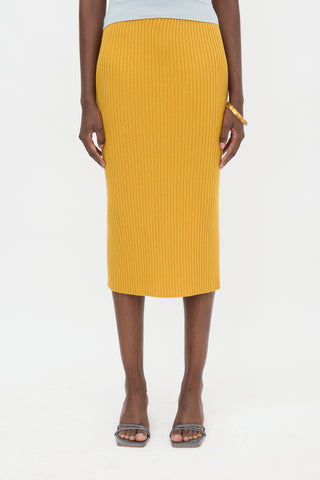 Chloé Wool & Cashmere Midi Skirt