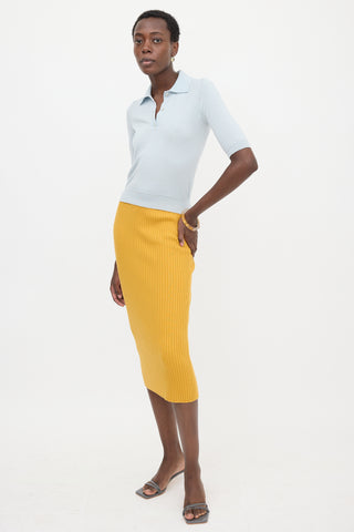 Chloé Wool & Cashmere Midi Skirt