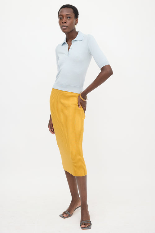 Chloé Wool & Cashmere Midi Skirt