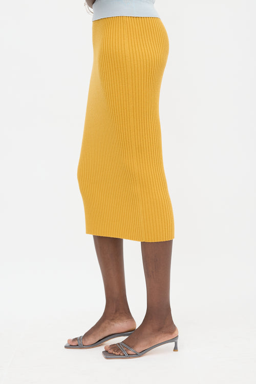 Chloé Wool & Cashmere Midi Skirt