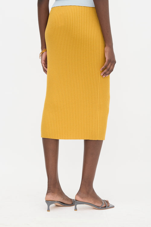 Chloé Wool & Cashmere Midi Skirt