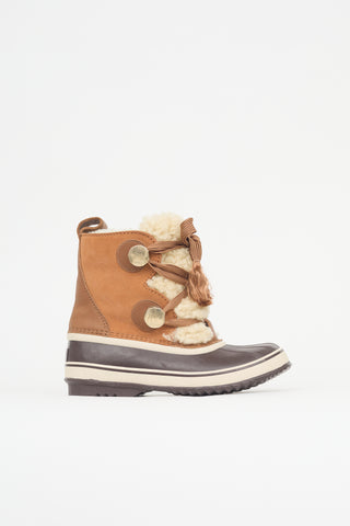 Chloé X Sorel Shearling Joan of Arctic Boot