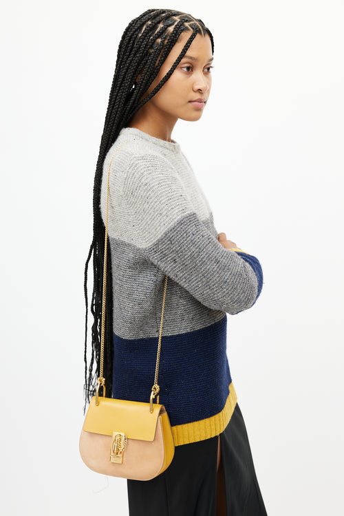 Chloé Yellow & Beige Drew Bag