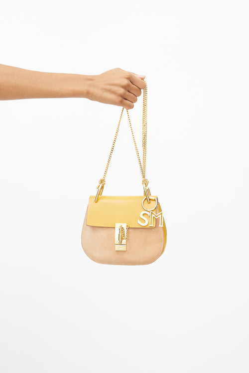 Chloé Yellow & Beige Drew Bag