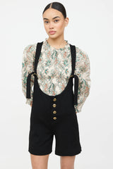 Chloé Pinafore Overall Romper