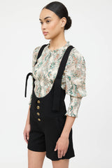 Chloé Pinafore Overall Romper