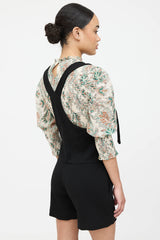 Chloé Pinafore Overall Romper