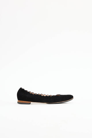 Chloé Suede Lauren Flat