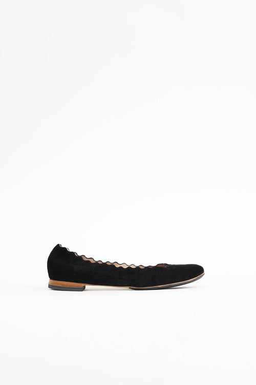 Chloé Suede Lauren Flat