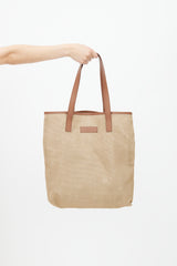 Chopard Brown Woven Mesh Tote