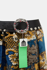 Chopova Lowena Velvet Tapestry Carabiner Skirt