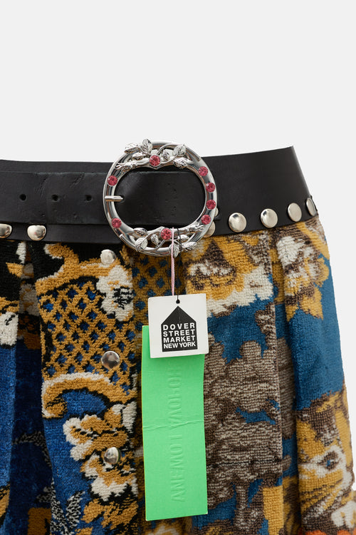 Chopova Lowena Velvet Tapestry Carabiner Skirt