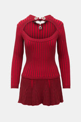 Chopova Lowena Rib Knit Patsy Mini Dress