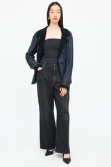 Christ Leather Shearling Coat
