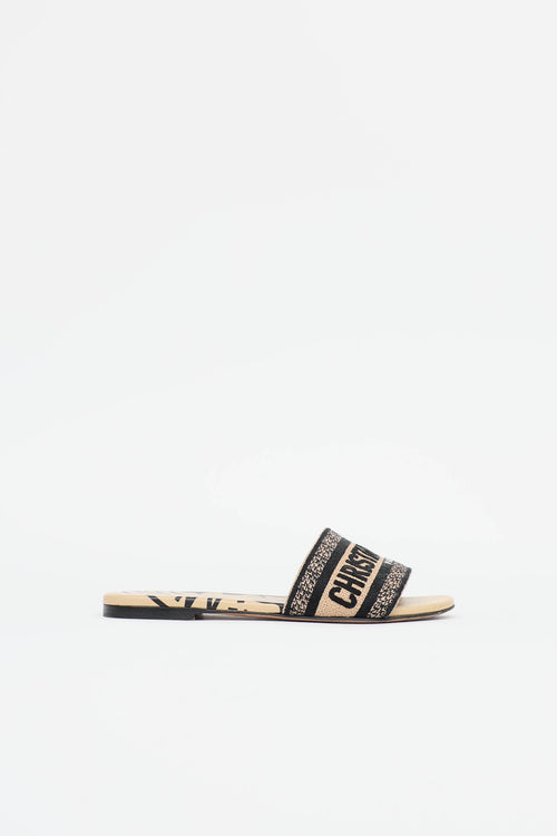Dior Dway Jacquard Slide