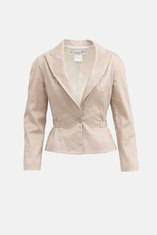 Dior C. 2000s Cinch Waist Blazer