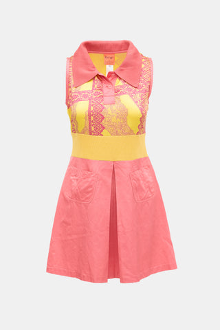 Christian Lacroix Bazar Vintage Printed Dress