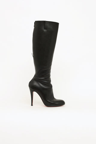 Black Botalili Leather Boots
