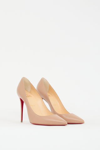 Christian Louboutin Beige Leather Kate Pump