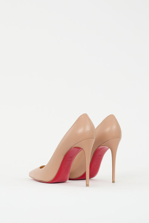 Christian Louboutin Beige Leather Kate Pump