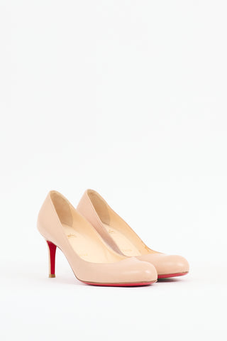 Christian Louboutin Beige Leather Pump