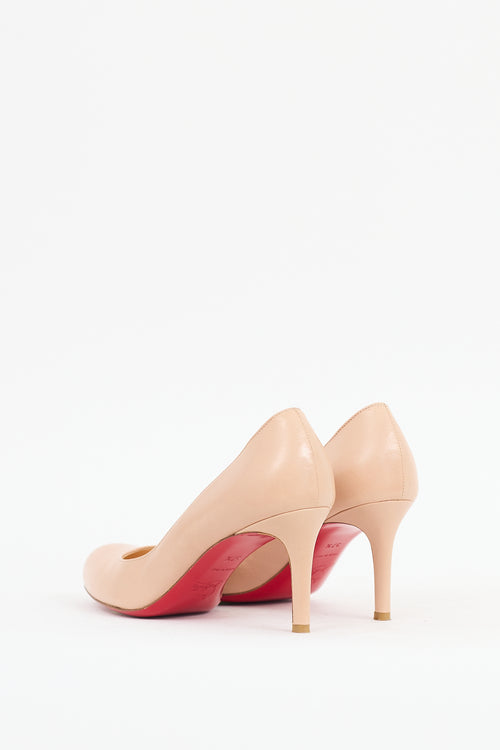 Christian Louboutin Beige Leather Pump