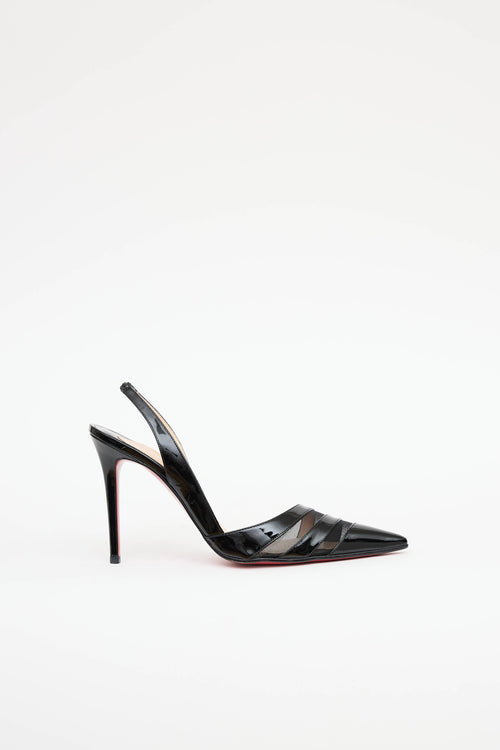 Christian Louboutin Patent Paralili Slingback