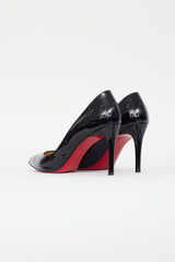 Christian Louboutin Black Patent Leather Pointed Toe Pump