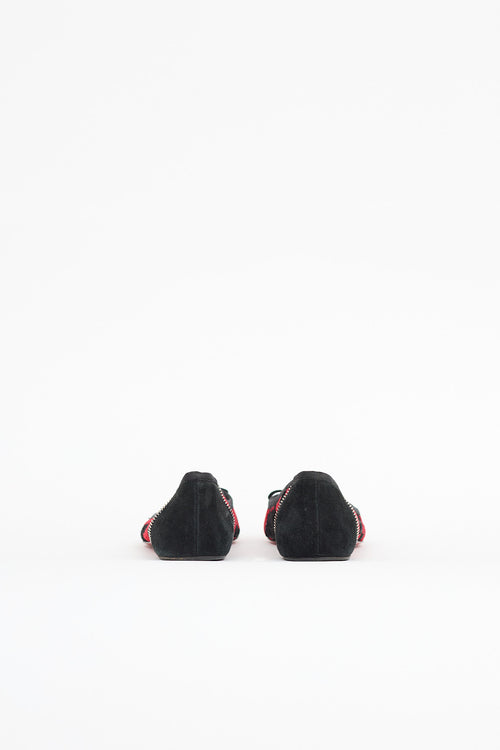 Christian Louboutin Pattern Lace Flat