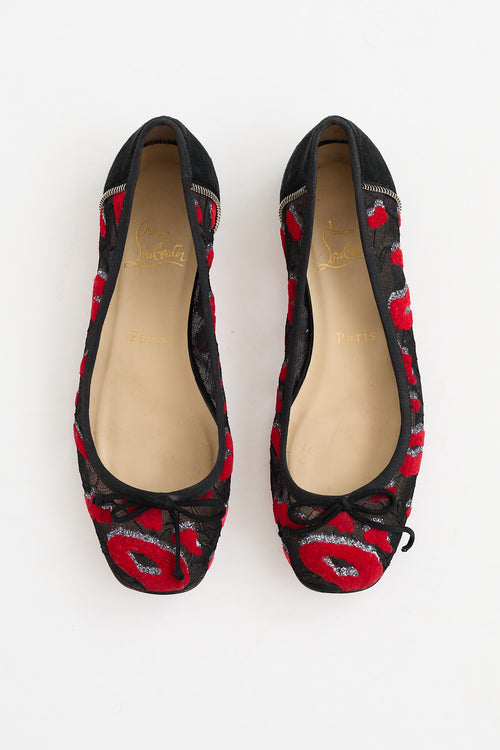 Christian Louboutin Pattern Lace Flat
