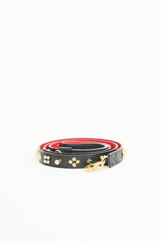 Christian Louboutin Embellished Loubileash Dog Collar & Leash