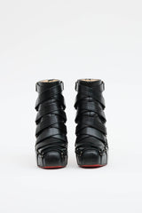 Christian Louboutin Leather Bondage Bootie