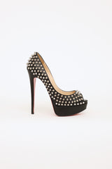 Louboutin lady sale peep black