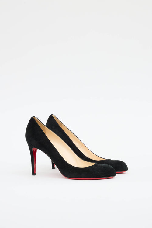 Christian Louboutin Suede Simple Pump