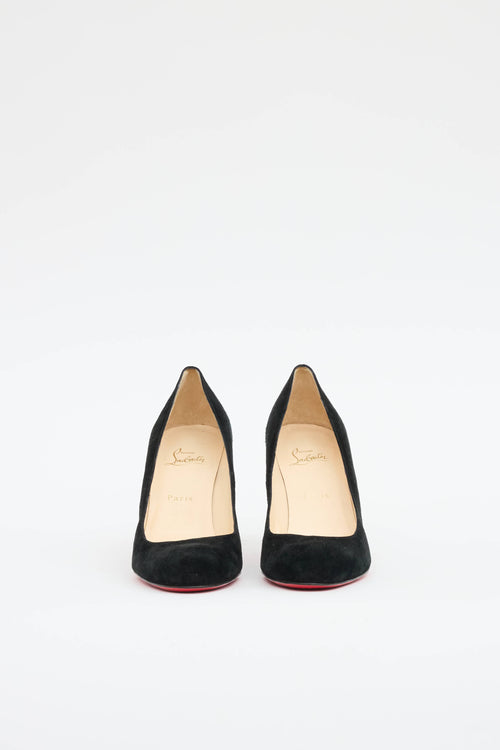 Christian Louboutin Suede Simple Pump