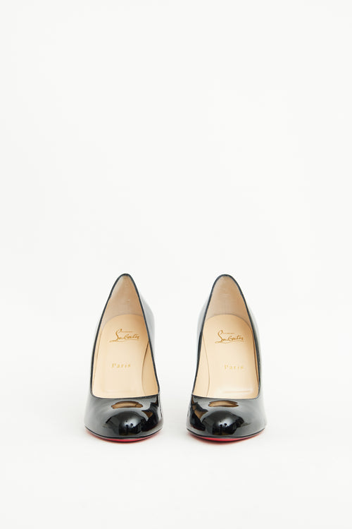 Christian Louboutin Black Simple 85 Patent Pump