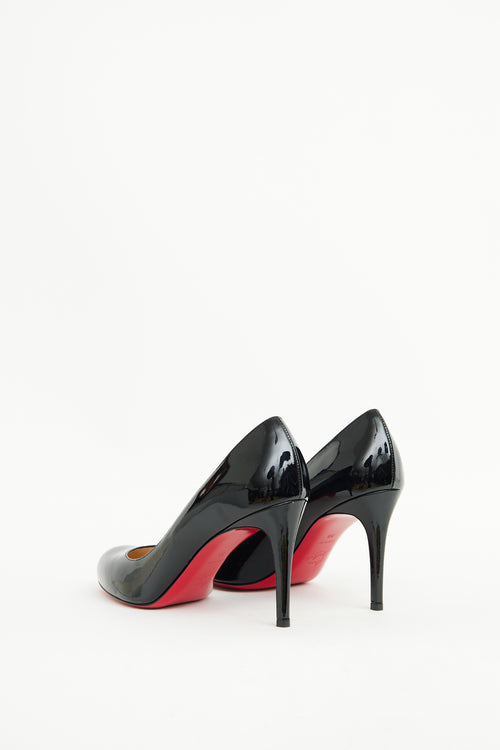 Christian Louboutin Black Simple 85 Patent Pump