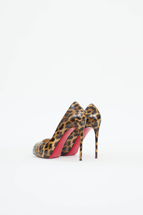 Christian Louboutin Patent Peep Toe Pump