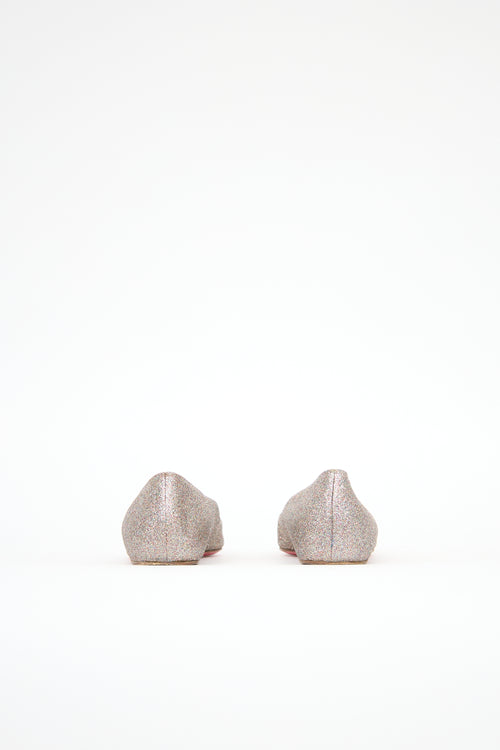 Christian Louboutin Glitter Ballalla Flat