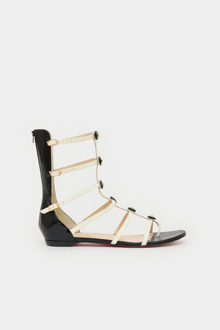 Christian Louboutin Leather Gladiator  Sandal