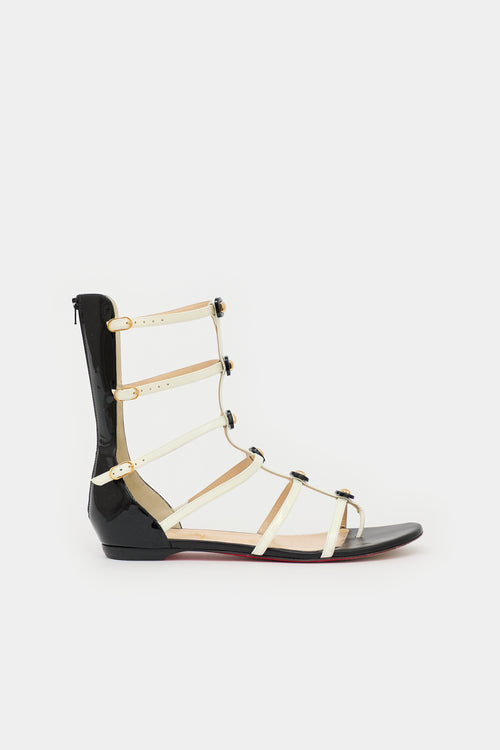 Christian Louboutin Leather Gladiator  Sandal