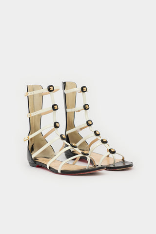 Christian Louboutin Leather Gladiator  Sandal
