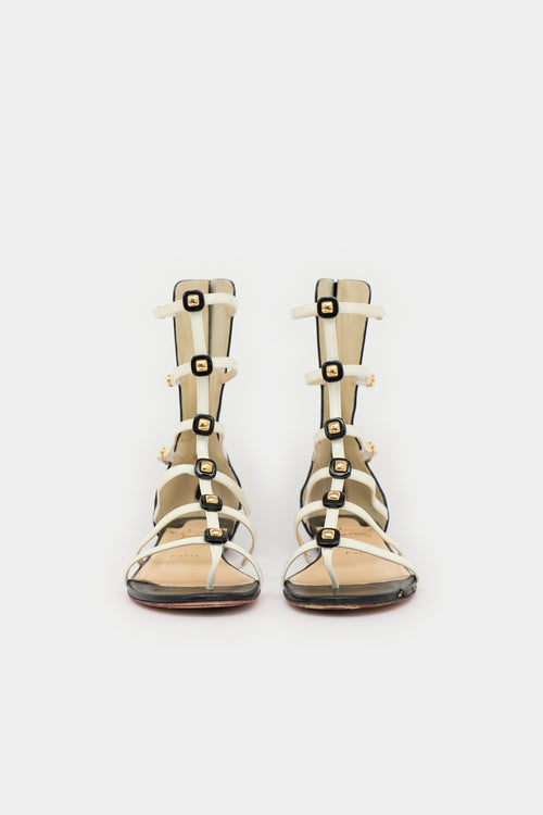 Christian Louboutin Leather Gladiator  Sandal