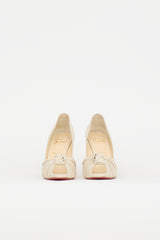 Christian Louboutin Leather Jenny Knot Heel