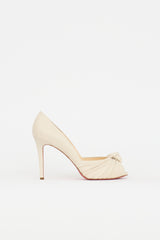 Christian Louboutin Leather Jenny Knot Heel