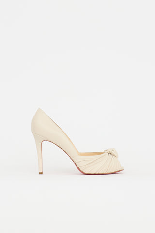 Christian Louboutin Leather Jenny Knot Heel